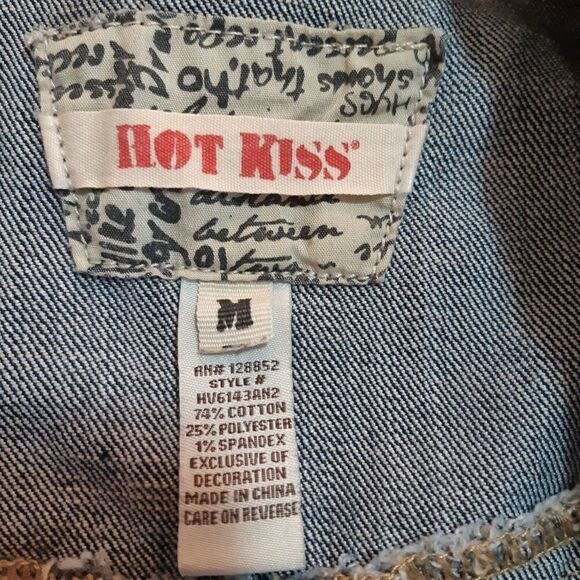 Hot Kiss Jean Vest size Medium - Picture 12 of 12